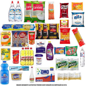 Cesta Básica Completa – E - Com adoçante (31 Itens)