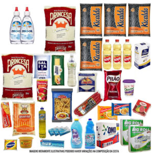 Cesta Básica Completa– F – Com adoçante (29 Itens)